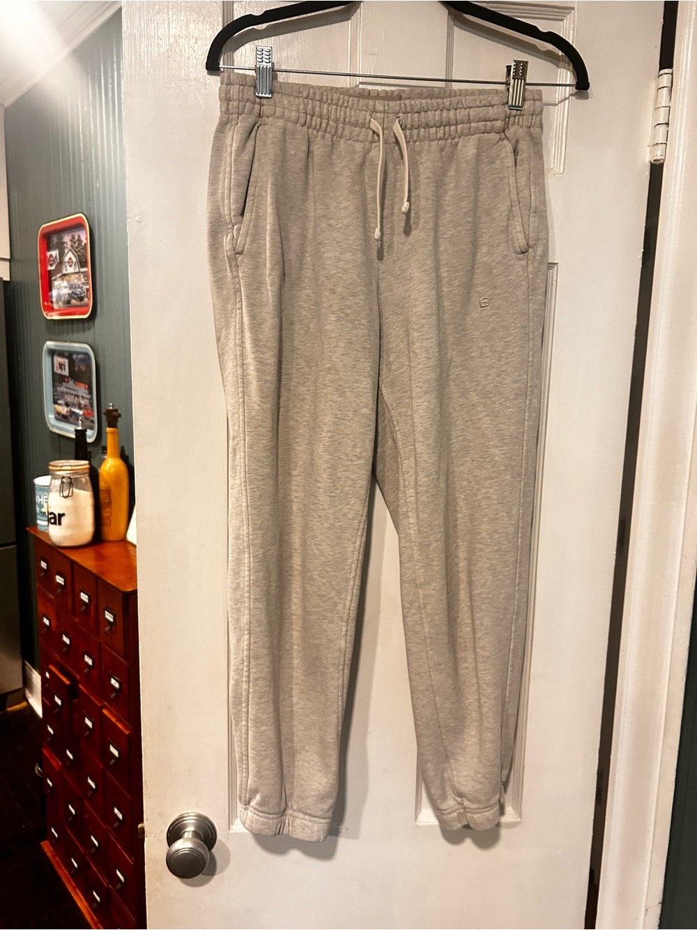 Everlane Light Gray Women's Jogger Track Pants 💯 organic cotton